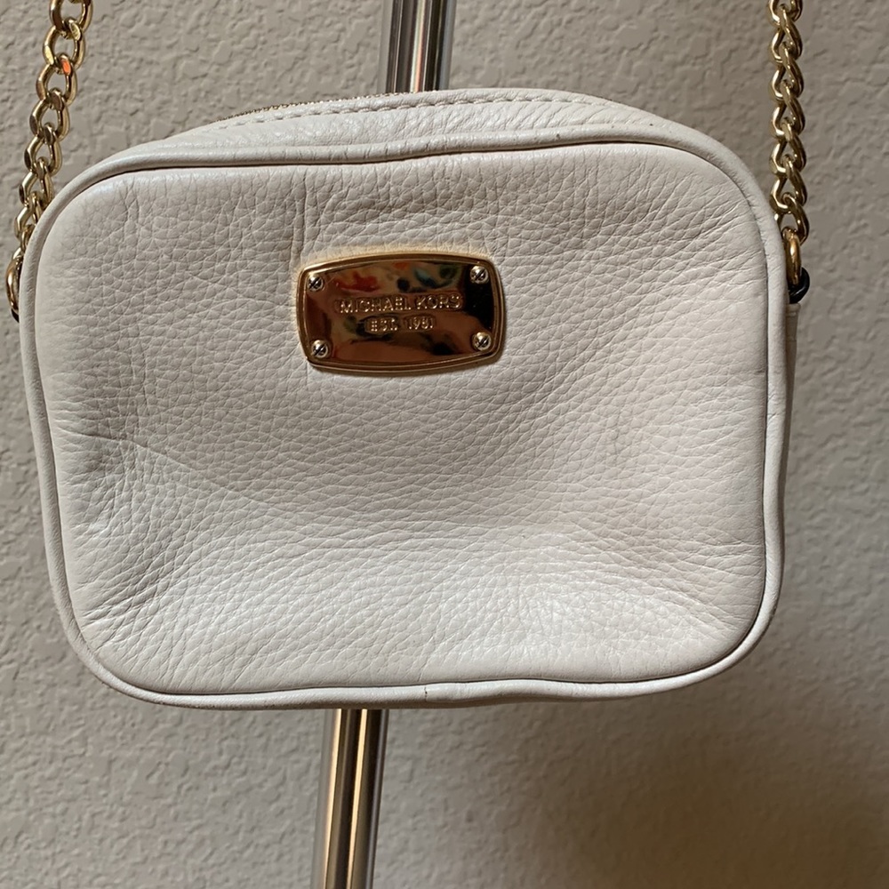 Michael Kors Leather Crossbody Purse - Picture 2 of 5